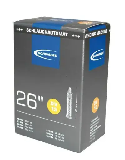 Schwalbe Schlauch DV13 in Folie 26x1.50-2.50Z 40/62-559 DV 40mm