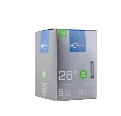 Schwalbe AV13F TR4 Freeride Schlauch 26x2.10-3.00 Zoll, (54/75-559), AV 40mm, Butyl, für…