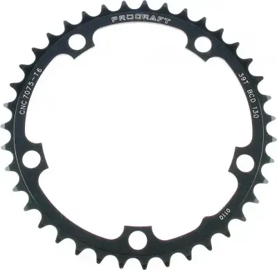 Procraft Kettenblatt RR 110 10-fach 36 Z schwarz - präziser Antrieb in moderner Ausführung