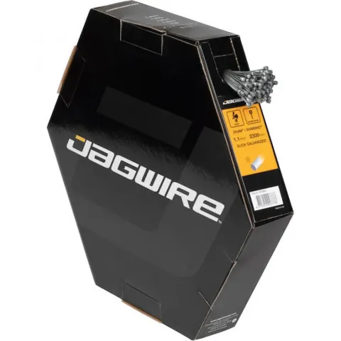 Jagwire Schaltzug Sport Stahl verzinkt, geschliffen 1,1 x 2300 mm Silber - präzise Schaltperformance