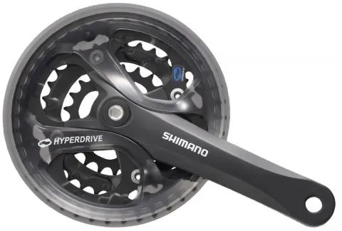 SHIMANO Kurbelgarnitur ACERA FC-M361 Kurbelgarnitur - 7-fach, 8-fach, 170 mm, 48-38, 28 Zähne