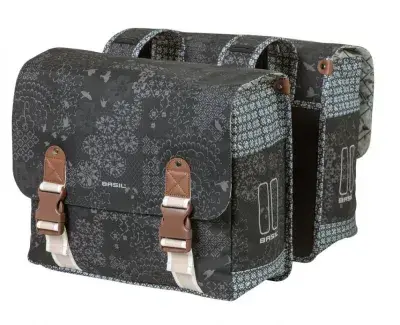 Basil Doppelpacktasche Boheme charcoal Größe 37x15x37 cm 35l