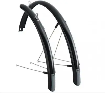 Merida Schutzblech-Set Universal 28" 35 mm Schwarz - Spritzschutz für Trekking- und Cityräder