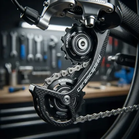 SRAM Schaltrollen-Set Aero Glide Road Keramik - Präzise und leichte Schaltleistung