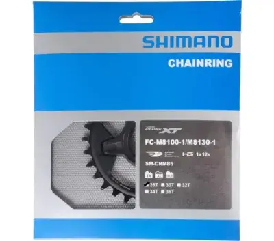 SHIMANO Kettenblatt DEORE XT FC-M8100/8120/8130 28 Zähne - präziser Antrieb für moderne…