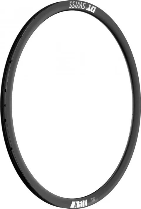 DT Swiss Felge A 510 Disc 28"/700C 32 Loch Schwarz - aerodynamische Road-Felge