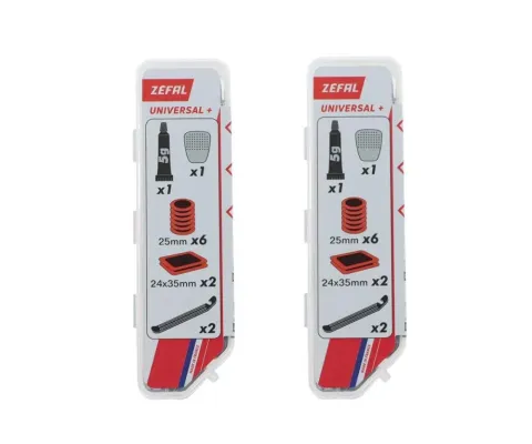 Zéfal 2x Universal-Reparaturset: 8 Flicken, 5g Kleber, 2 Reifenheber  Fahrrad-Flickzeug für…