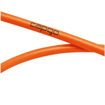 capgo BL Bremsaußenhülle 5 mm 3 m Neon Orange - PTFE-gefettet für optimale Bremsperformance