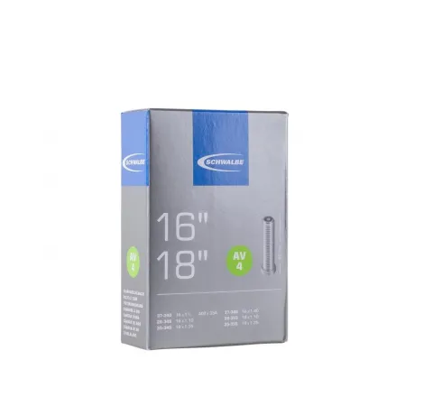 Schwalbe Schlauch AV4 16/18x1 1/8-1 3/8 Zoll 28/37-340/355 AV 40mm 16-18Zoll Autoventil |…
