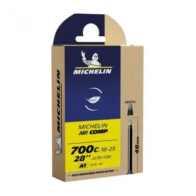 Michelin Schlauch A1 AIRCOMP SV 18/25-622 18 - ultraleichter Rennradschlauch für maximale…