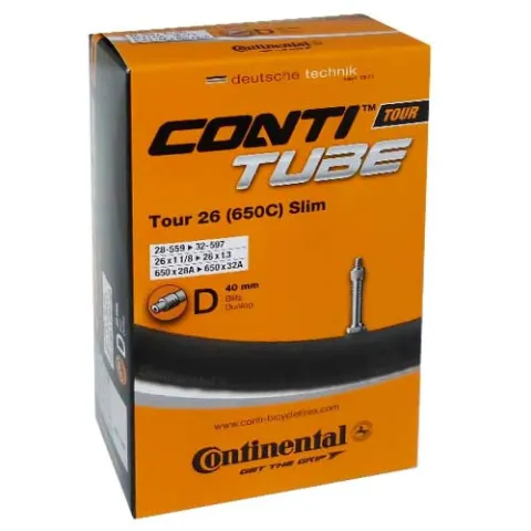 Continental Conti Schlauch MTB 26 Tour D40 slim 28-559>32-597 40 mm DV Ventil - Fahrradschlauch