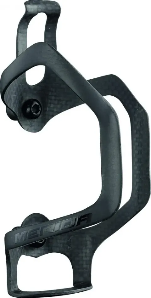 Merida Flaschenhalter Carbon Sideload Onesize Schwarz - ultraleichter Trinkflaschenhalter 20g