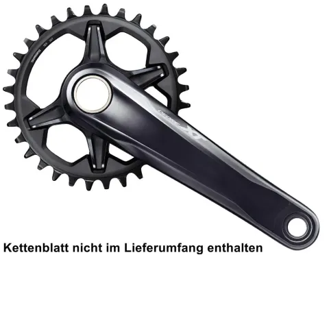 SHIMANO Kurbelgarnitur DEORE XT FC-M8130-1 Kurbelgarnitur - 8130-1, 12-fach, 175 mm