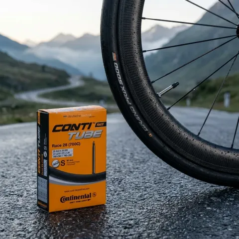Continental Rennradschlauch Race 28" (700x20C-25C) mit 80 mm Sclaverandventil, passend für 20-25 mm…