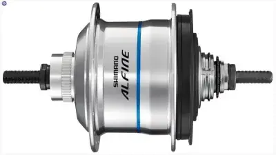 SHIMANO Getriebenabe ALFINE Di2 SG-S7051-11 - 7051-11, Silber 36 Loch