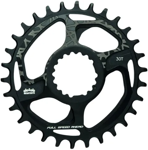 FSA Kettenblatt MTB SL-K Modular Megatooth 30 T Schwarz - maximaler Kettenhalt für 1x-Antriebe