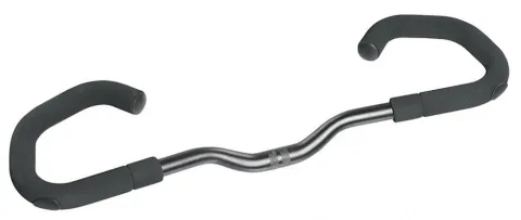 Ergotec Hornbar Basic Comfort Alu Ø 25,4 mm 600 mm schwarz/matt 12°
