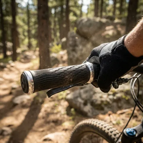 SRAM Lockring Griffe für GripShift - 100 mm, silber