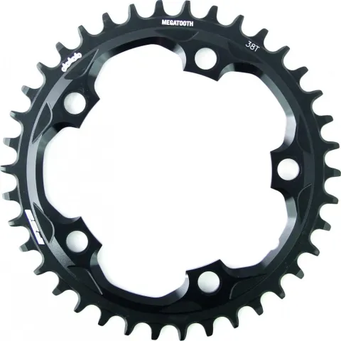 FSA Kettenblatt Road Super Megatooth 5-Arm 110 mm x 40 T Schwarz - sicherer 1x-Antrieb