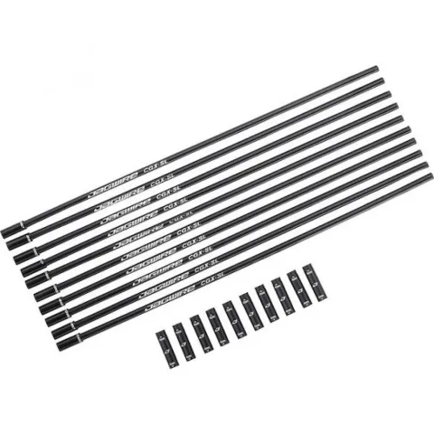 Jagwire Außenhüllensegmente für Schaltwerk (enge Radien) 240 mm Schwarz - flexible moderne…