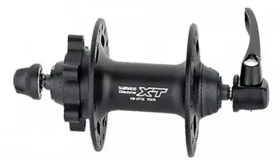 SHIMANO Vorderradnabe DEORE XT HB-M756 6-Loch Schnellspanner Vorderradnabe 36 Loch