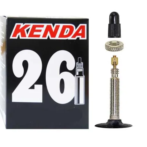 KENDA Fahrradschlauch 26x1,75-2,125", SV-Ventil 32 mm, passend für MTB, aus Spezial-Butyl, robust,…