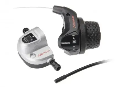 Shimano Drehgriffschalter NEXUS SL-3S41 - 3-Gang Nabenschaltung mit Schaltbremshebel