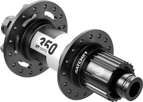 DT Swiss Nabe MTB HR 350 Classic 32 Loch Schwarz - zuverlässige Super Boost Hinterradnabe