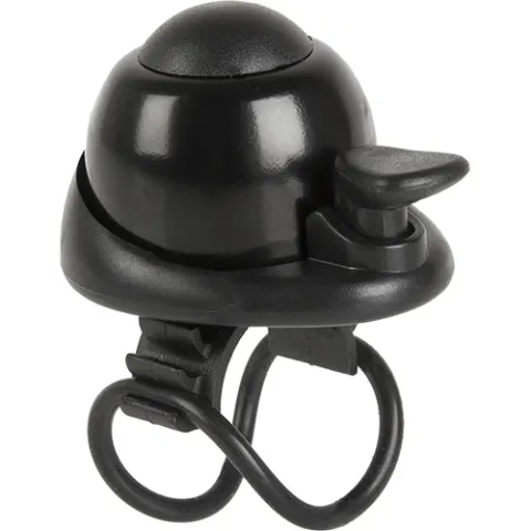 Messingschlager Klingel Mini Bella Dome schwarz