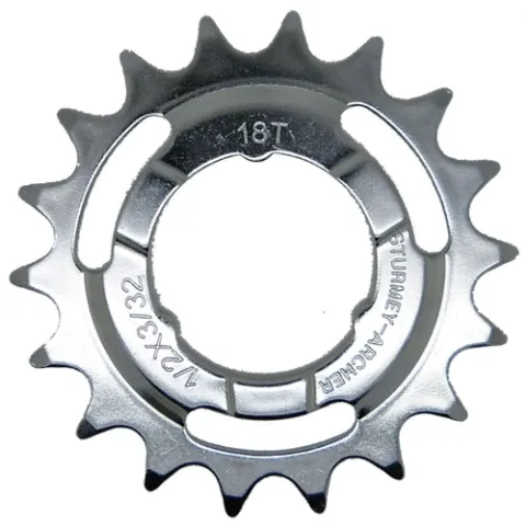 SunRace Steckkranz 18 Zähne, 1/2"x3/32" gekröpft HSL860