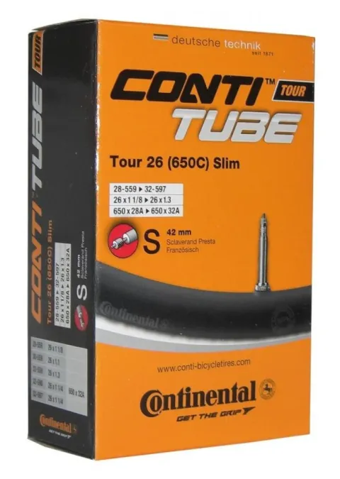 Continental Tour 26 Slim Fahrradschlauch 28-559 bis 32-597 SV 42 mm