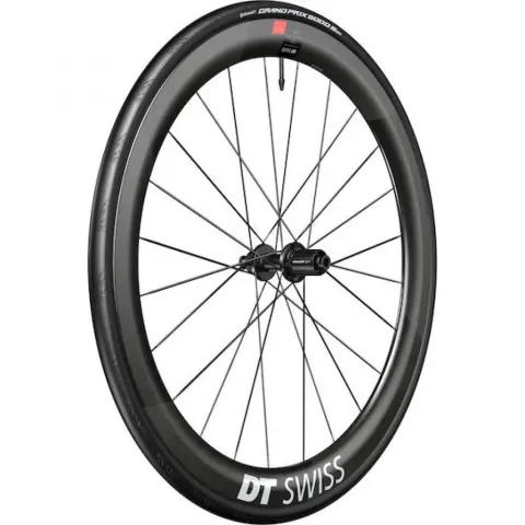 DT Swiss Laufrad ARC 1100 Dicut Disc 622 x 50 mm Schwarz - aero-optimiertes Carbon-Vorderrad