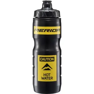 Merida Trinkflasche THERMO 450 ml Schwarz-Gelb - Isotherme Wasserflasche