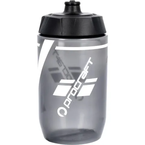 Procraft Trinkflasche Logo Bottle smoke 500 ml Smoke/weiß - leichte Fahrrad-Trinkflasche