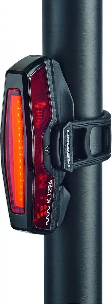 Merida Rücklicht AERO Schwarz - StVZO-konformes LED-Rücklicht mit Micro-USB