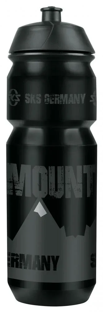 SKS Mountain Trinkflasche 750ml schwarz, ergonomisch, auslaufsicheres Push-Pull-Ventil, abnehmbarer…