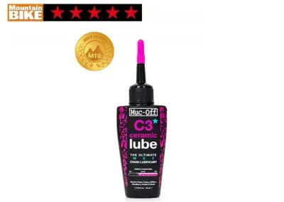 Muc Off C3 Wet Ceramic Lube 50ml - Premium Kettenschmiermittel für nasse Bedingungen