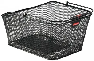 Rixen Kaul | KLICKfix Hinterradkorb City 2 für Racktime schwarz 41x31x20 cm