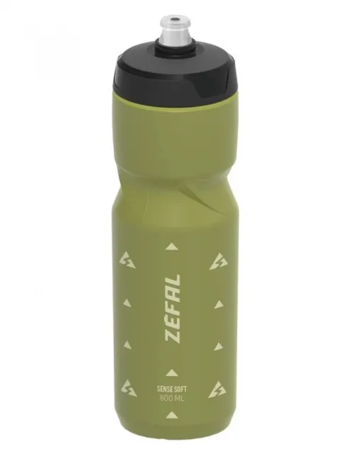 Zéfal Sense Soft Trinkflasche 800 ml, olivgrün, BPA-frei, ergonomisch, weiches Silikonventil, 100%…