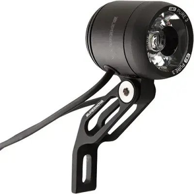 Supernova E3 Pure 3 Dynamoscheinwerfer - extrem heller, minimalistischer LED-Fahrradscheinwerfer