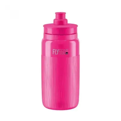 ELITE Trinkflasche Fly Tex Pink fluo 550 ml 550 Pink - ultraleichte Fahrrad-Trinkflasche