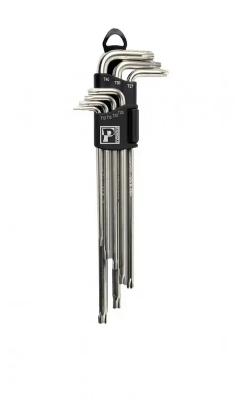 Pedros L-Vielzahnschlüssel 7er Set T10, T15, T20, T25, T27, T30, & T40