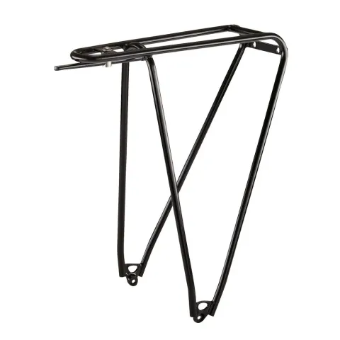 Tubus Gepäckträger FLY EVO 26-28 Zoll schwarz - schlanker Touren-Gepäckträger