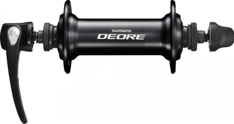 SHIMANO Vorderradnabe DEORE HB-T610 Vorderradnabe - 36 Loch, Schwarz