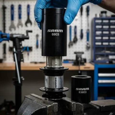 SRAM Lagerwerkzeug Einpress Werkzeug 6903/63803 L - Präzises Einpressen von Hinterradlagern