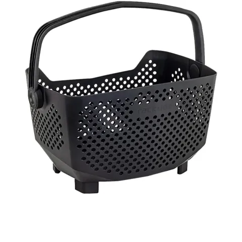 Racktime Korb Bask-it EDGE 20l schwarz Kunststoff recyclebar Ohne Adapter - Fahrradkorb