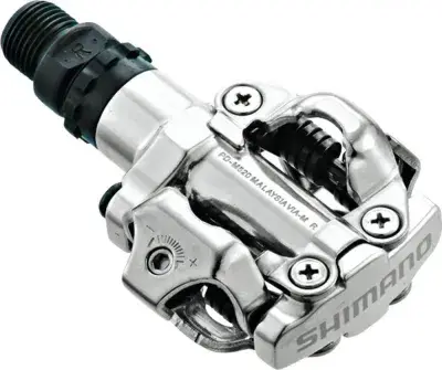SHIMANO Pedal PD-M520 Pedal - Silber, SPD-System für MTB und Trekking