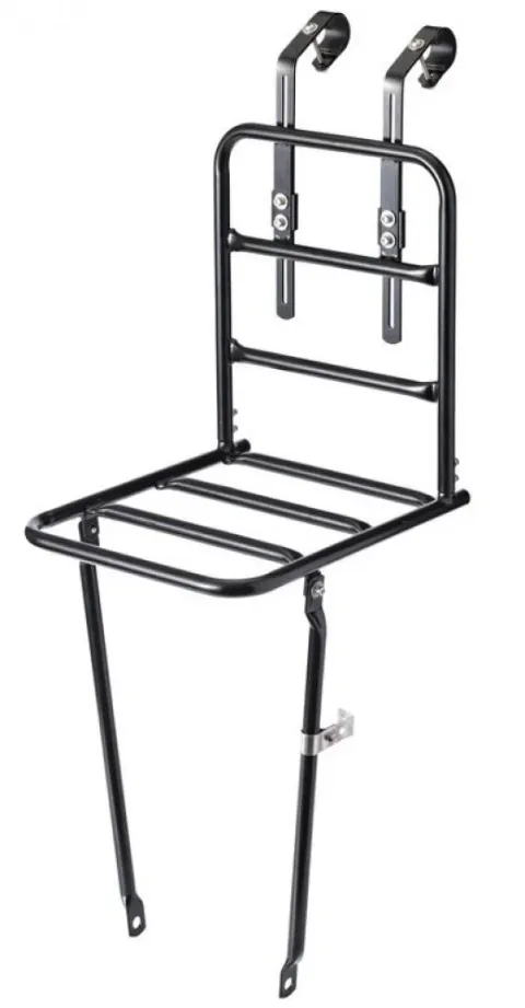 Basil Carrier L - Vorderrad-Gepäckträger schwarz für Fahrrad Modell 50097