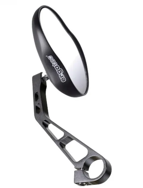 Ergotec M-99 Fahrradspiegel Alu schwarz, 121x78-66mm, 360° drehbar, E-Prüfzeichen, für E-Bike bis…