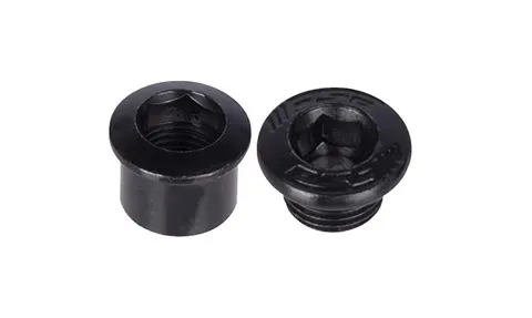 FSA Kettenblattschrauben M8x0,75P Edelstahl Schwarz -für E-Bikes